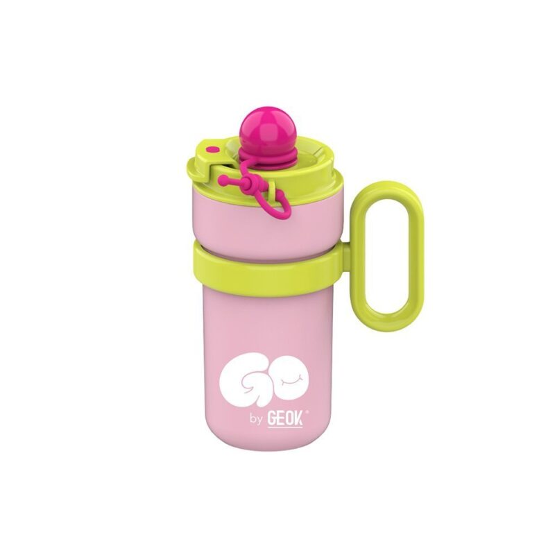 Double Drinking Lid Vacuum Stainless Steel Cup with Handle - Image 8