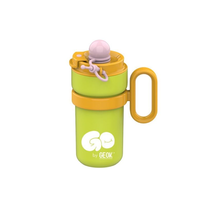 Double Drinking Lid Vacuum Stainless Steel Cup with Handle - Image 5