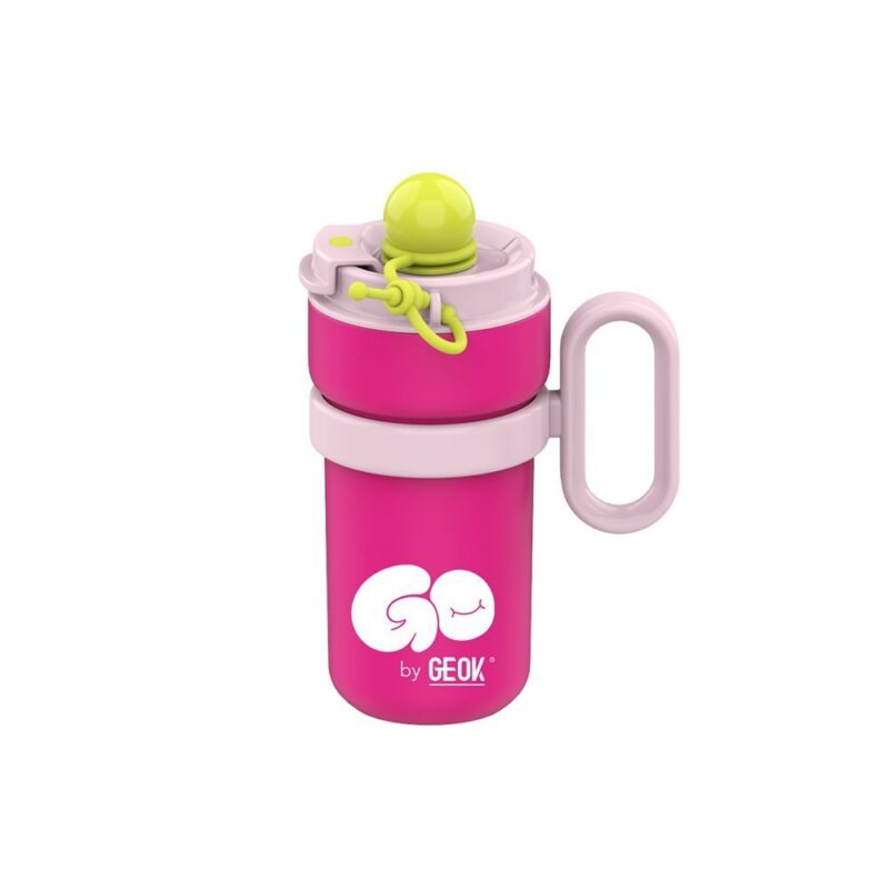 Double Drinking Lid Vacuum Stainless Steel Cup with Handle - Image 6