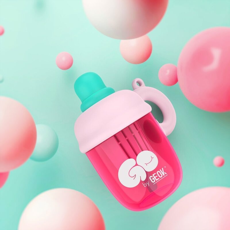 480ml Plastic Cup with Handle - Image 2