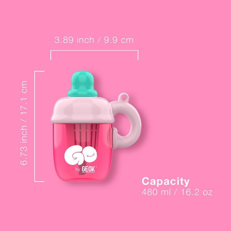 480ml Plastic Cup with Handle - Image 4