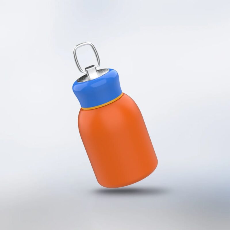300ml Stainless Steel bottle with nylon rope