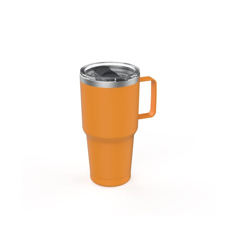 Stainless Steel Double Wall Travel Mug with Handle
