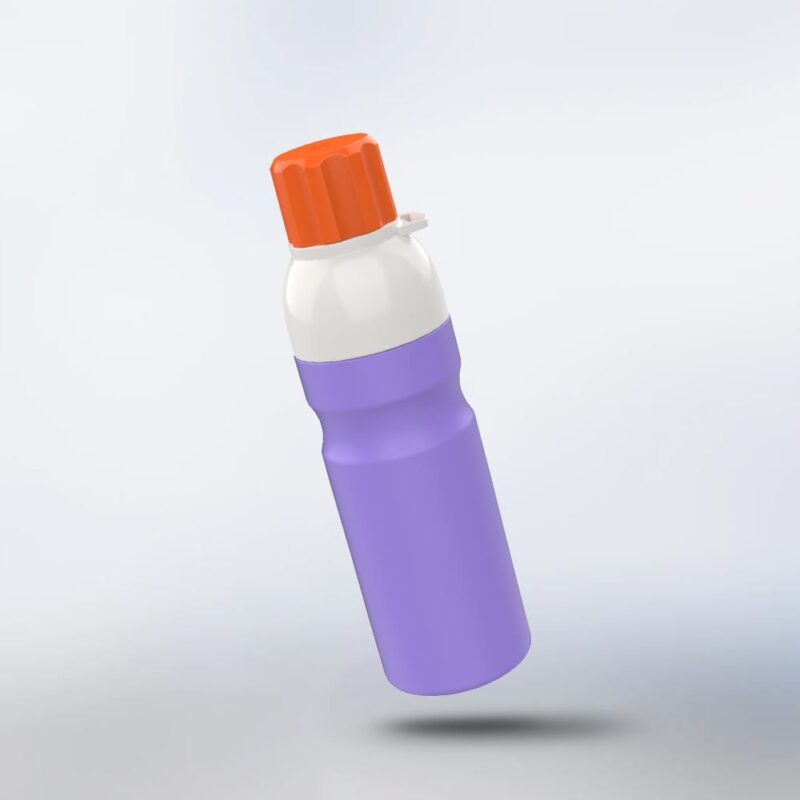 500ml stainless steel bottle with Retractable Straw