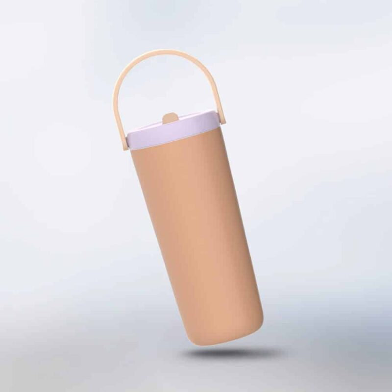 500ml Straw Top Bottle with Handle