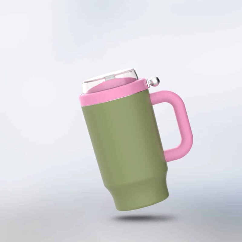 800ml Transparent Lid Tumbler